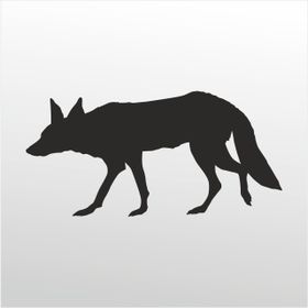 Technopa Tilki 60 cm Folyo Duvar Stickerı