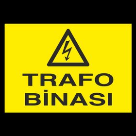 Technopa Trafo Binası Uyarı Levhası