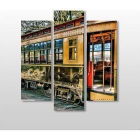 Technopa Tramvay 102x110 cm Kanvas Tablo