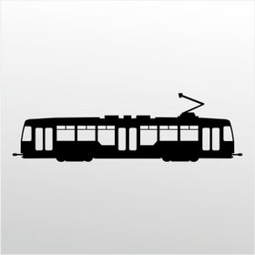 Technopa Tramvay 70 cm Folyo Duvar Stickerı
