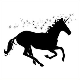 Technopa Unicorn 60 cm Folyo Duvar Stickerı