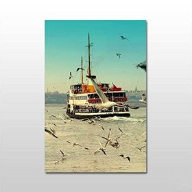 Technopa Vapur 200x100 cm Kanvas Tablo