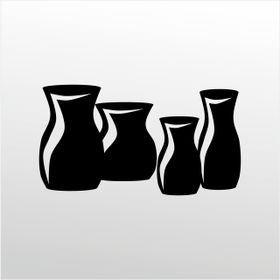 Technopa Vazolar 100 cm Folyo Duvar Stickerı