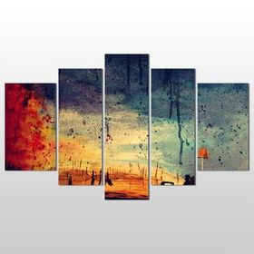 Technopa Yağlı Boya 140x80 cm Kanvas Tablo