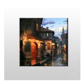 Technopa Yağmur Sonrası 130x130 cm Kanvas Tablo