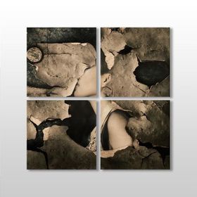 Technopa Yaprak 60x60 cm Kanvas Tablo