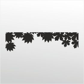 Technopa Yaprak Deseni 130 cm Folyo Duvar Stickerı