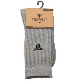 Techsport TS700SPW-301 Gri Tenis Çorap