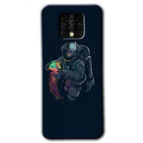 Tecno Camon 16 Astronot Kıyafeti Baskılı Uyumlu Silikon Kılıf