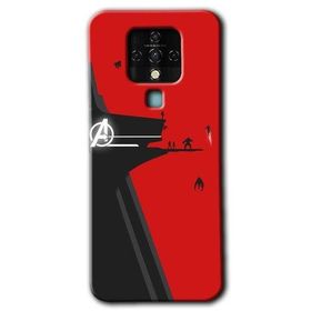Tecno Camon 16 Avengers Tower Baskılı Uyumlu Silikon Kılıf