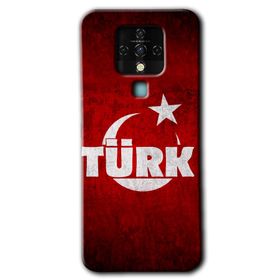 Tecno Camon 16 Ayyıldız Türk Baskılı Uyumlu Silikon Kılıf