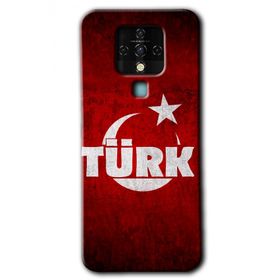 Tecno Camon 16 Ayyıldız Türk Baskılı Uyumlu Silikon Kılıf