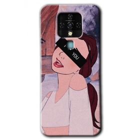 Tecno Camon 16 Bad Girl Baskılı Uyumlu Silikon Kılıf