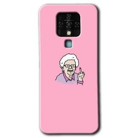 Tecno Camon 16 Bad Grandmother Baskılı Uyumlu Silikon Kılıf