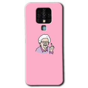 Tecno Camon 16 Bad Grandmother Baskılı Uyumlu Silikon Kılıf