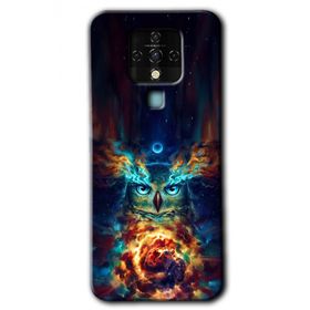 Tecno Camon 16 Ballı Baykuş Baskılı Uyumlu Silikon Kılıf