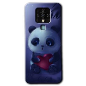 Tecno Camon 16 Bebek Panda Baskılı Uyumlu Silikon Kılıf