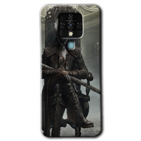 Tecno Camon 16 Bloodborne Hunters Baskılı Uyumlu Silikon Kılıf