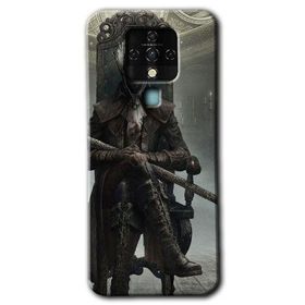 Tecno Camon 16 Bloodborne Hunters Baskılı Uyumlu Silikon Kılıf