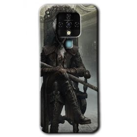 Tecno Camon 16 Bloodborne Hunters Baskılı Uyumlu Silikon Kılıf