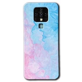 Tecno Camon 16 Blue Art Baskılı Uyumlu Silikon Kılıf