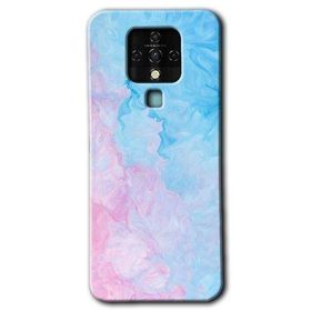 Tecno Camon 16 Blue Art Baskılı Uyumlu Silikon Kılıf