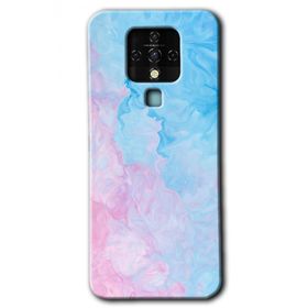 Tecno Camon 16 Blue Art Baskılı Uyumlu Silikon Kılıf