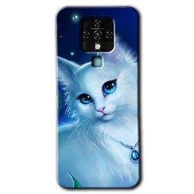 Tecno Camon 16 Cat Glance Baskılı Uyumlu Silikon Kılıf