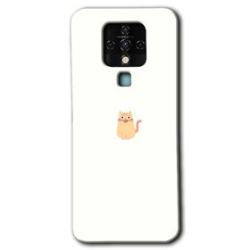 Tecno Camon 16 Cat Minimalism Baskılı Uyumlu Silikon Kılıf