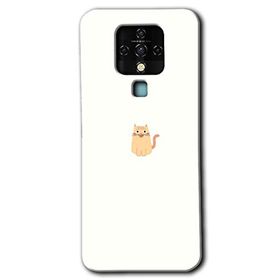 Tecno Camon 16 Cat Minimalism Baskılı Uyumlu Silikon Kılıf