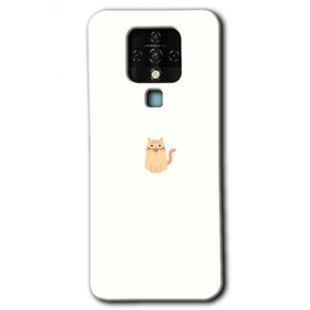 Tecno Camon 16 Cat Minimalism Baskılı Uyumlu Silikon Kılıf