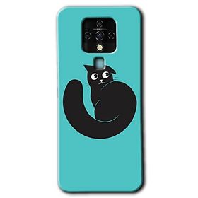 Tecno Camon 16 Cat Vector Baskılı Uyumlu Silikon Kılıf