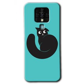 Tecno Camon 16 Cat Vector Baskılı Uyumlu Silikon Kılıf