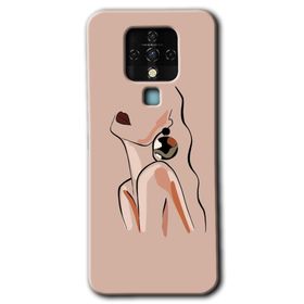 Tecno Camon 16 Çizim Silüet Baskılı Uyumlu Silikon Kılıf