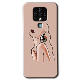Tecno Camon 16 Çizim Silüet Baskılı Uyumlu Silikon Kılıf