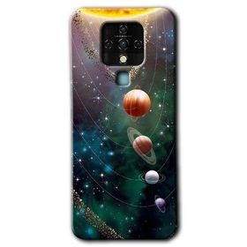Tecno Camon 16 Cosmos Baskılı Uyumlu Silikon Kılıf