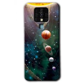 Tecno Camon 16 Cosmos Baskılı Uyumlu Silikon Kılıf