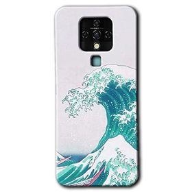 Tecno Camon 16 Dalga Baskılı Uyumlu Silikon Kılıf