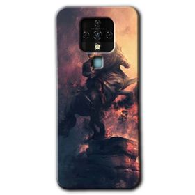 Tecno Camon 16 Dalga Baskılı Uyumlu Silikon Kılıf
