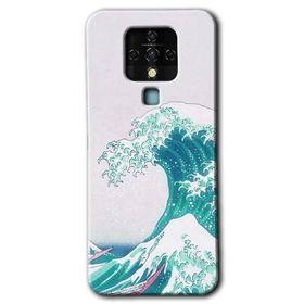 Tecno Camon 16 Dalga Baskılı Uyumlu Silikon Kılıf