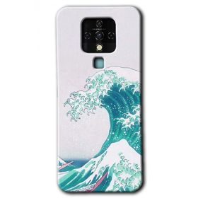 Tecno Camon 16 Dalga Baskılı Uyumlu Silikon Kılıf