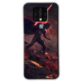 Tecno Camon 16 Darh Vader Wars Baskılı Uyumlu Silikon Kılıf