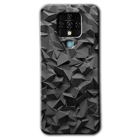 Tecno Camon 16 Dark Broke Baskılı Uyumlu Silikon Kılıf