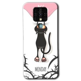Tecno Camon 16 Dark Sunday Baskılı Uyumlu Silikon Kılıf