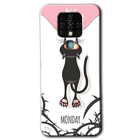 Tecno Camon 16 Dark Sunday Baskılı Uyumlu Silikon Kılıf