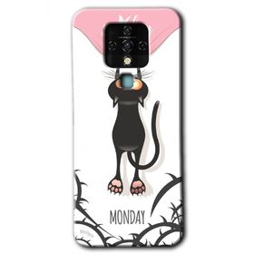Tecno Camon 16 Dark Sunday Baskılı Uyumlu Silikon Kılıf