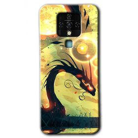 Tecno Camon 16 Digital Dragon Baskılı Uyumlu Silikon Kılıf