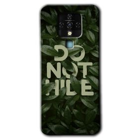 Tecno Camon 16 Do Not Hide Baskılı Uyumlu Silikon Kılıf