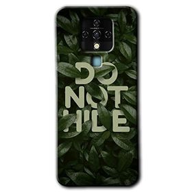 Tecno Camon 16 Do Not Hide Baskılı Uyumlu Silikon Kılıf