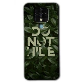 Tecno Camon 16 Do Not Hide Baskılı Uyumlu Silikon Kılıf